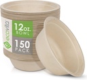 Eco-Friendly Compostable Paper Bowls - Pack
