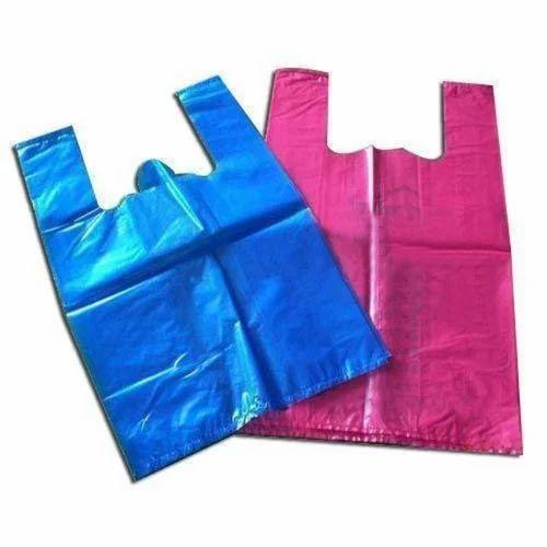 Blue Colour Jumbo Plastic Carry Bag, 20x26 Inch (Handle Bag)