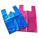 Blue Colour Jumbo Plastic Carry Bag, 20x26 Inch (Handle Bag)