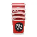 100 ml Disposable Coffee Cup Red (Pack of 50 Pcs